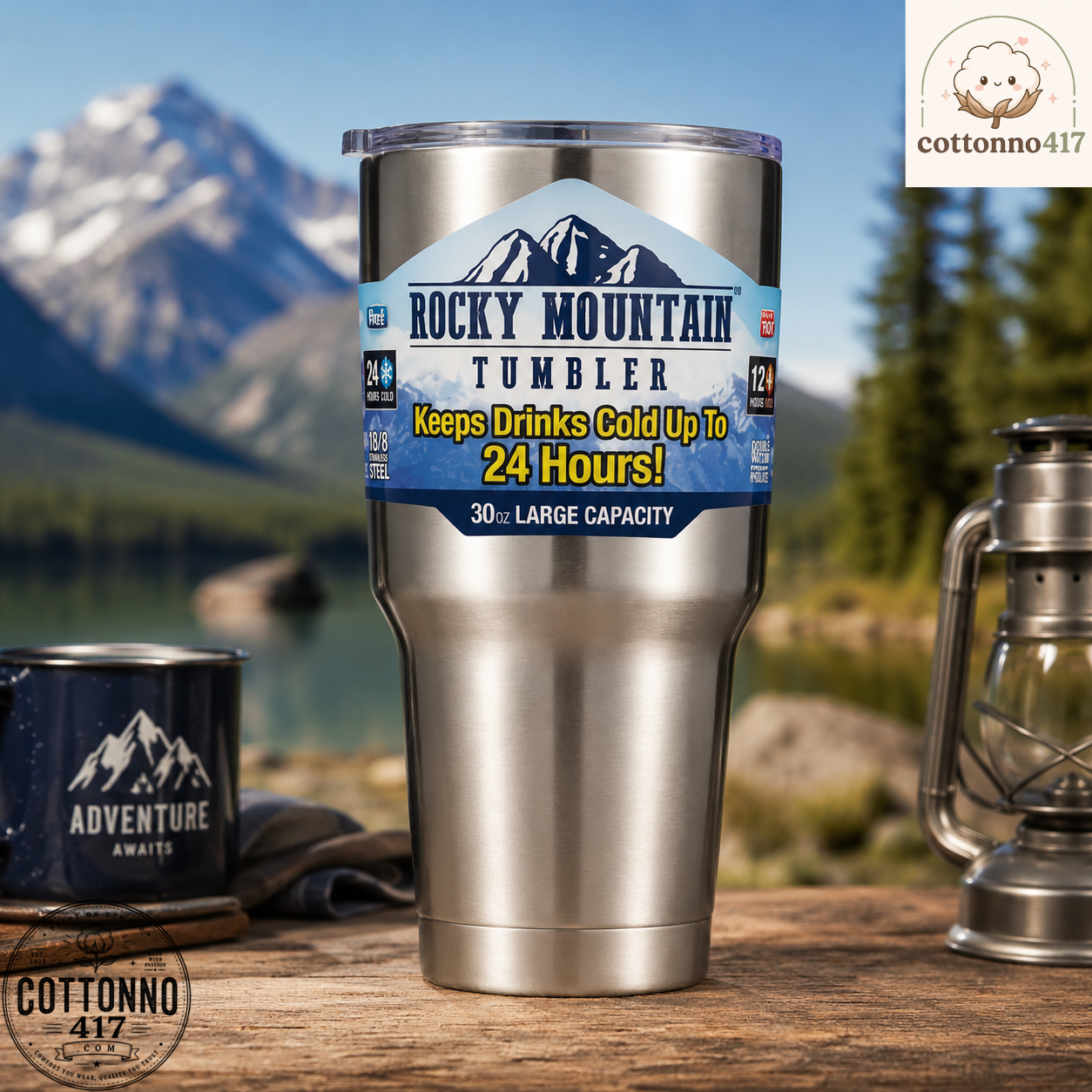 Rocky Mountain Tumbler - Camping & Hiking Gift 3 New York Islanders Lighthouse Jersey – Retro Hockey Shirt — image 4