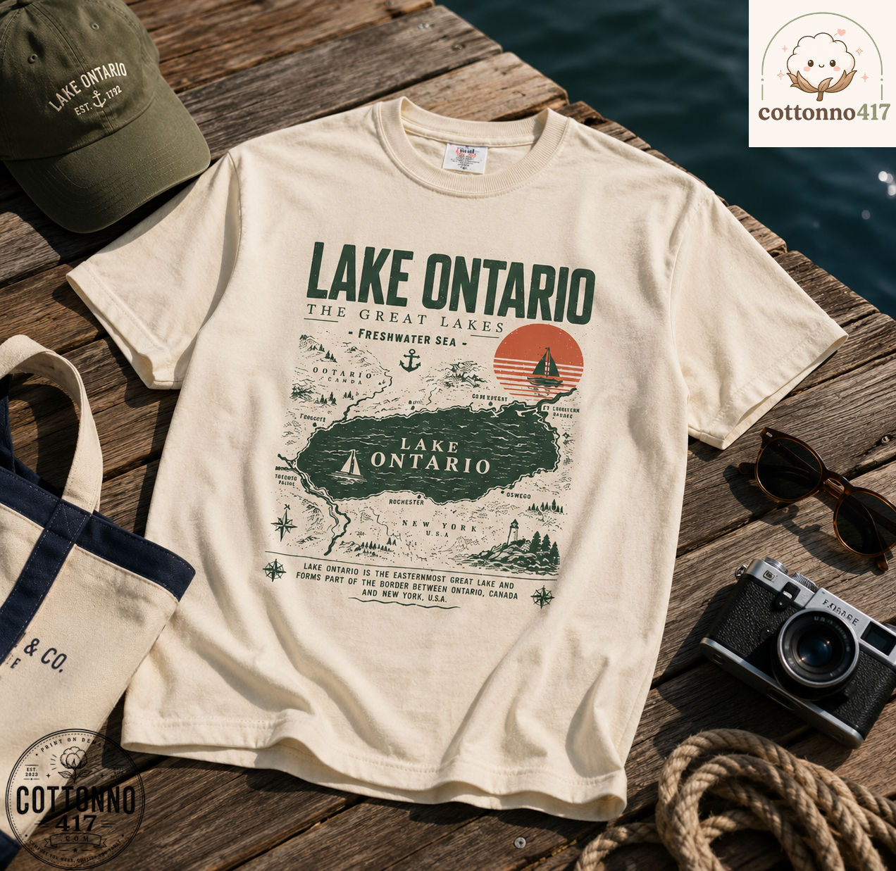 Lake Ontario Vintage Shirt