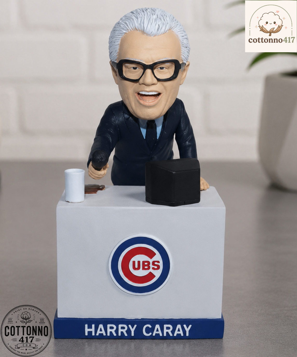 Harry Caray Bobblehead Figurine - Chicago Cubs Collector's Item