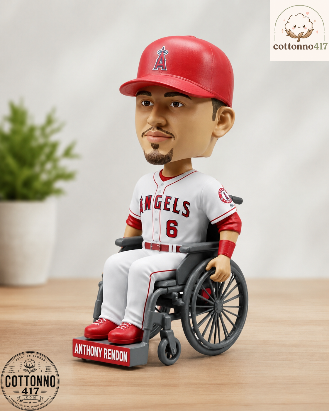 Anthony Rendon Angels Bobblehead Wheelchair Edition Baseball