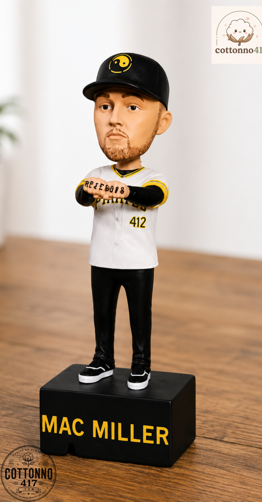 2 Mac Miller Bobblehead Pittsburgh Tribute — image 2
