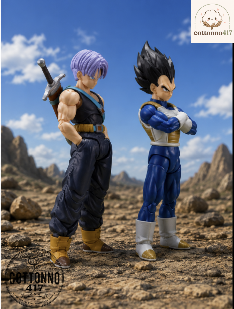 2 Vegeta and Trunks Z Fighters Collectible Figure Set — image 2