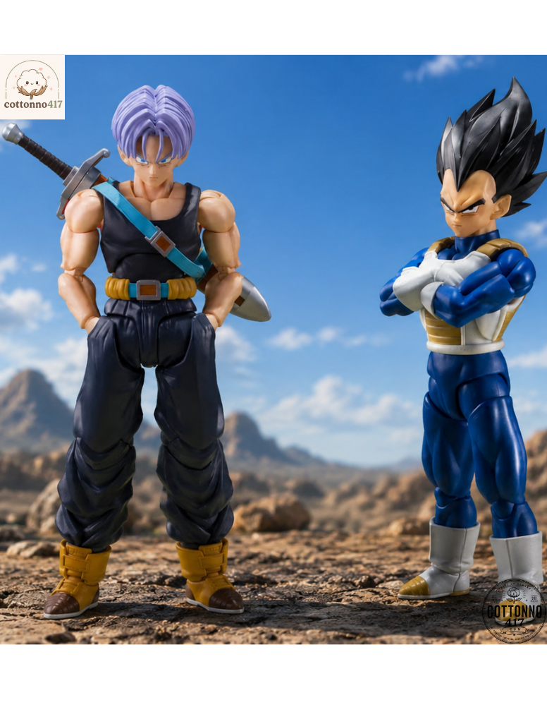 3 Vegeta and Trunks Z Fighters Collectible Figure Set — image 3