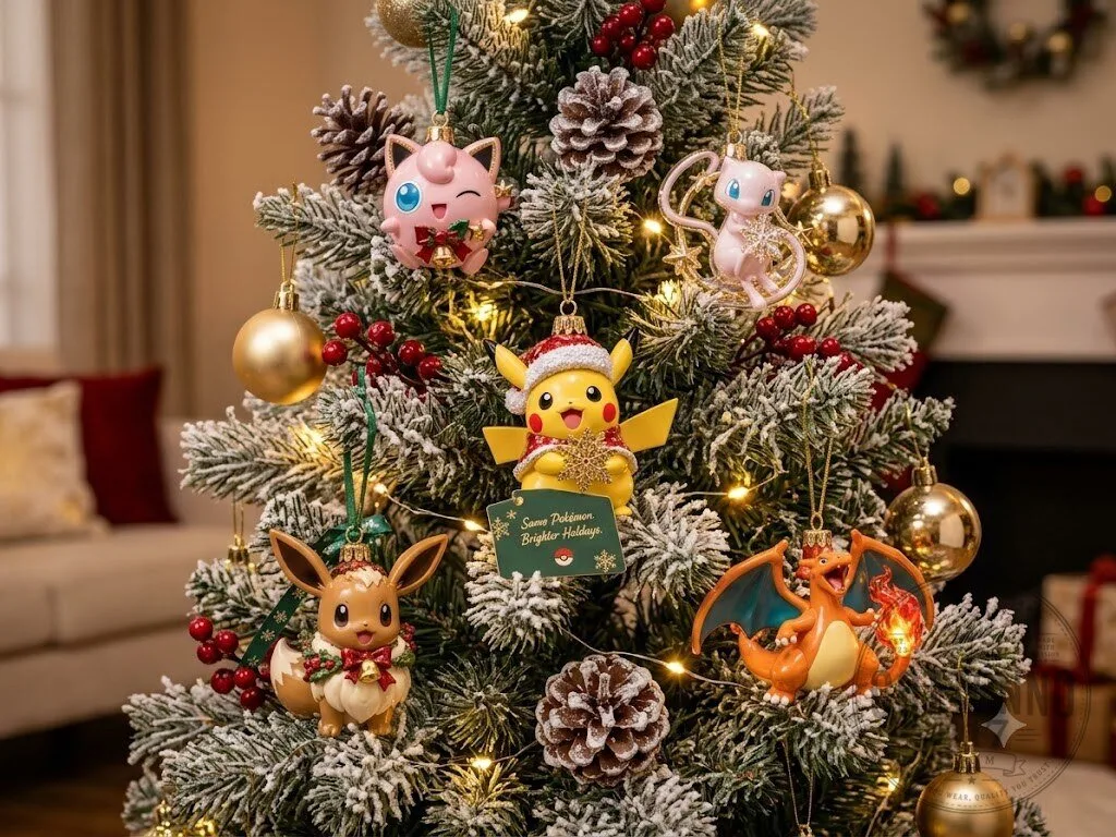 Pokémon 30th Anniversary Christmas Ornament Set 2026 – Holiday Collectibles 8 Pokémon 30th Anniversary Christmas Ornament Set 2026 – Holiday Collectibles